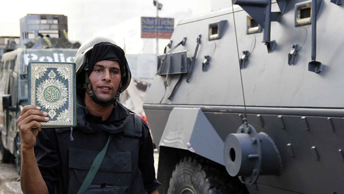 The massacre at Rabaa has marked a decade of authoritarian rule in Egypt [Getty]