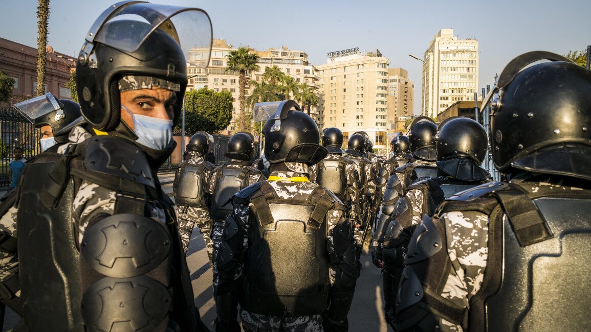 Egypt has an estimated 60 thousand political prisoners behind bars. [Getty]