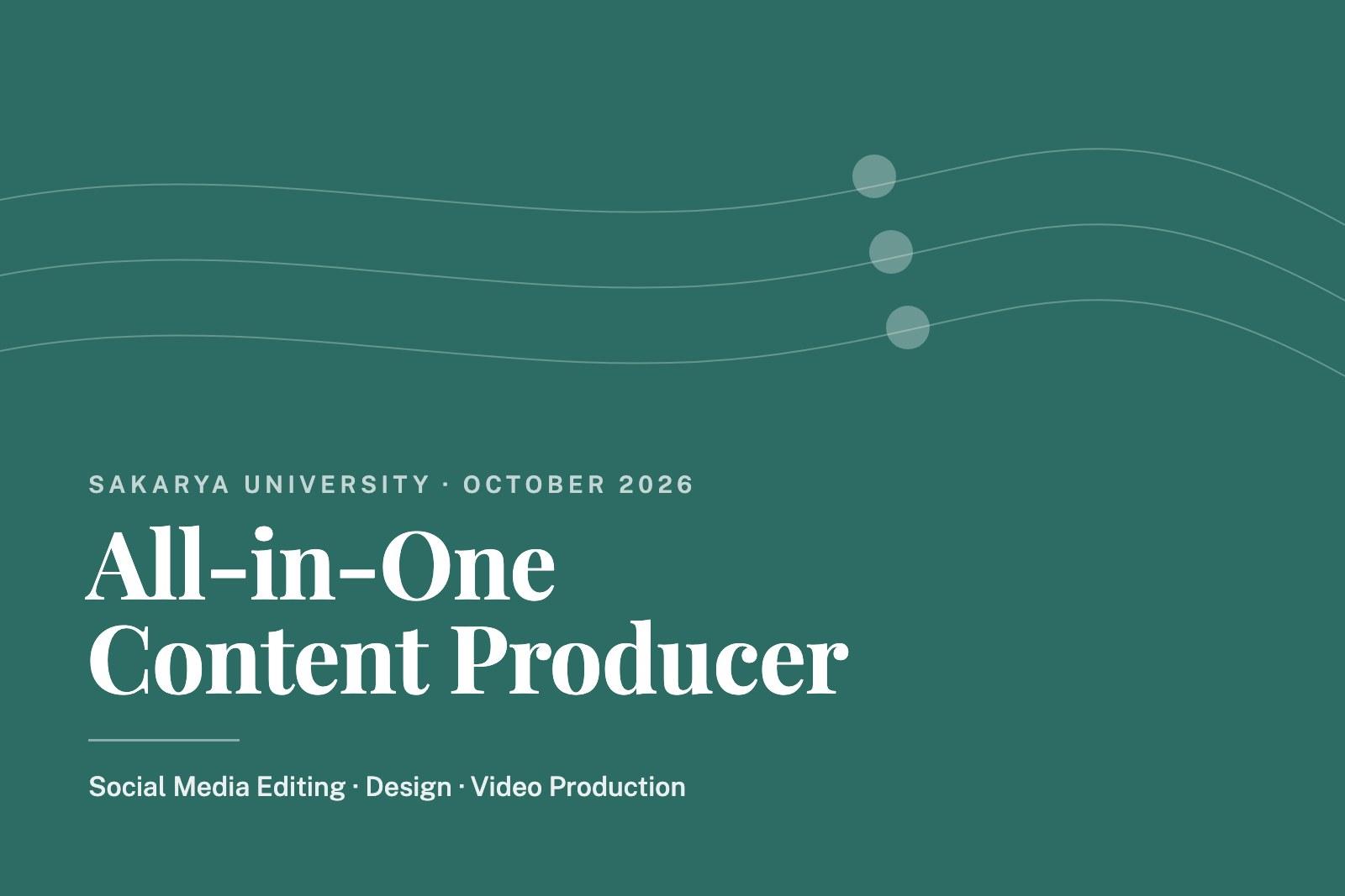 All-in-One Content Producer
